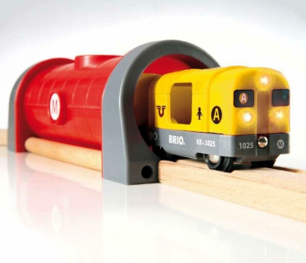 Children playing with BRIO Deluxe Railway Set, showcasing creativity and fun.