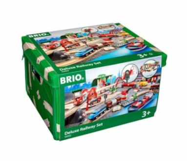 Brio Deluxe Railway Set box featuring train and tracks