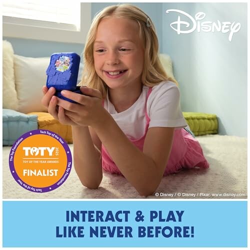 Child playing with Disney interactive toy, TOTY finalist